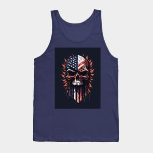 American Skull Tank Top